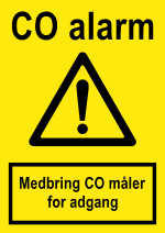 CO2 alarm - stende