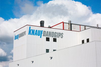 2 meter høje fræsede bogstaver produceret til Knauf Danogips